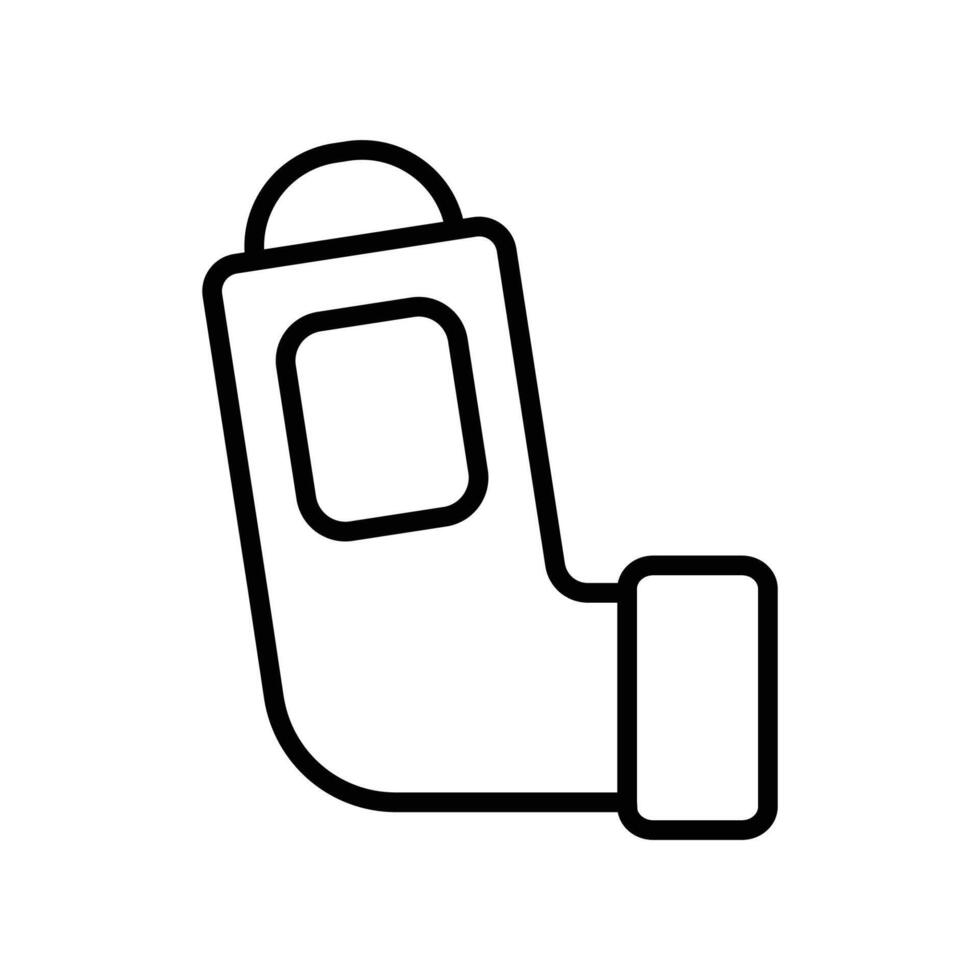 inhalador icono vector diseño modelo en blanco antecedentes