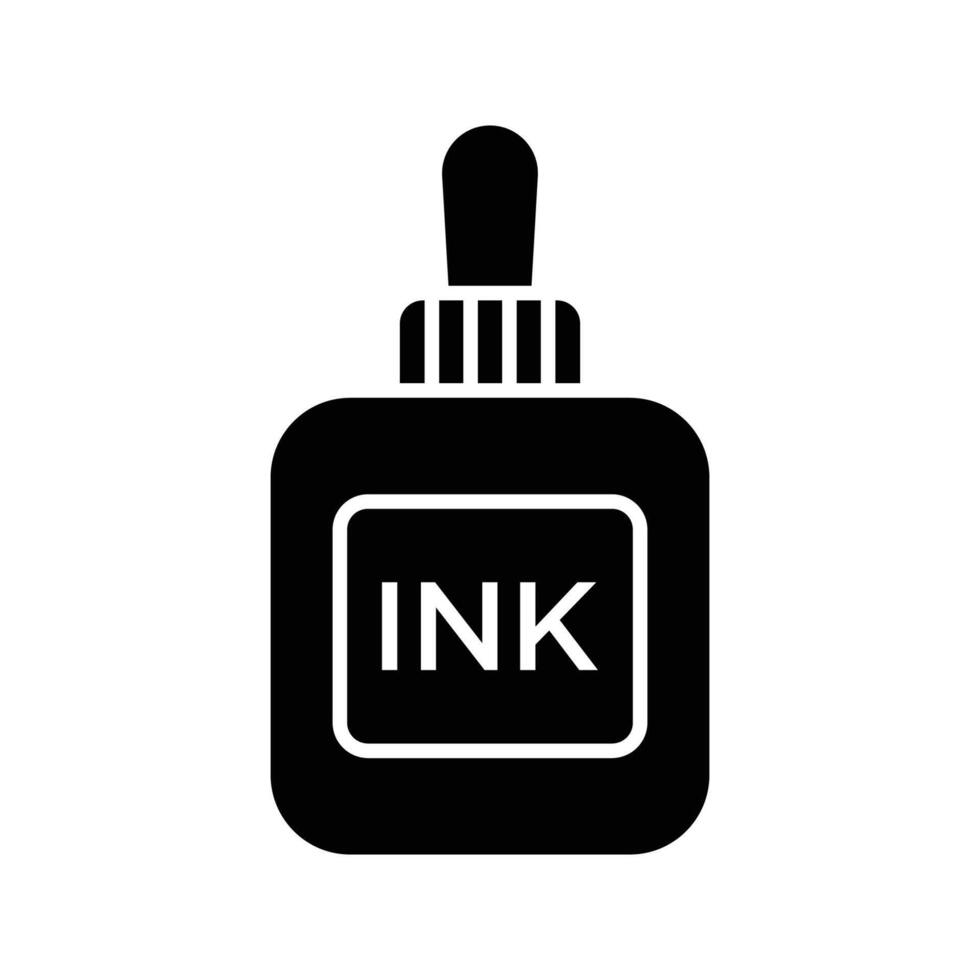 ink icon vector design template in white background