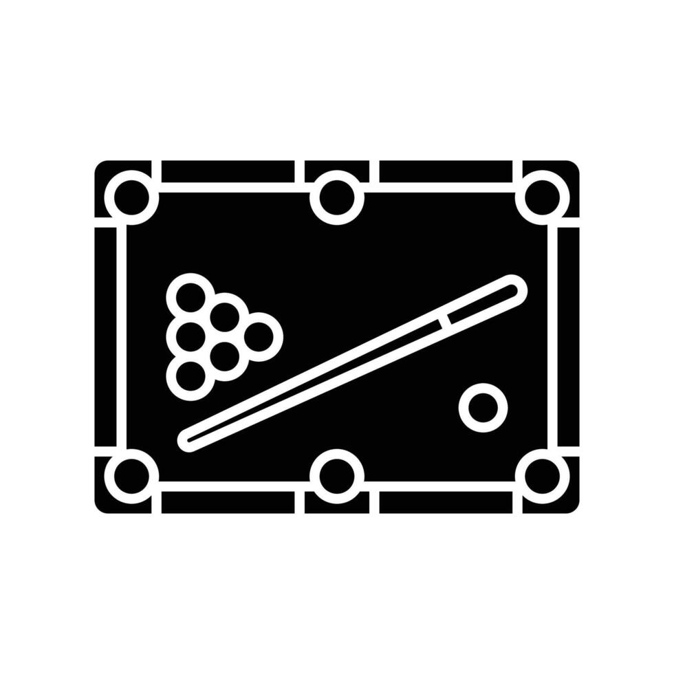billiard table icon vector design template in white background