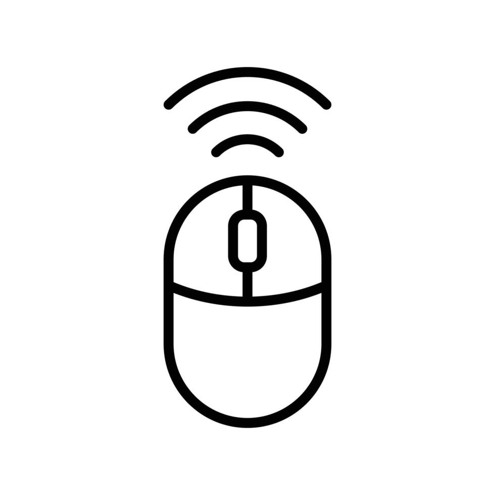 computer mouse icon vector design template in white background