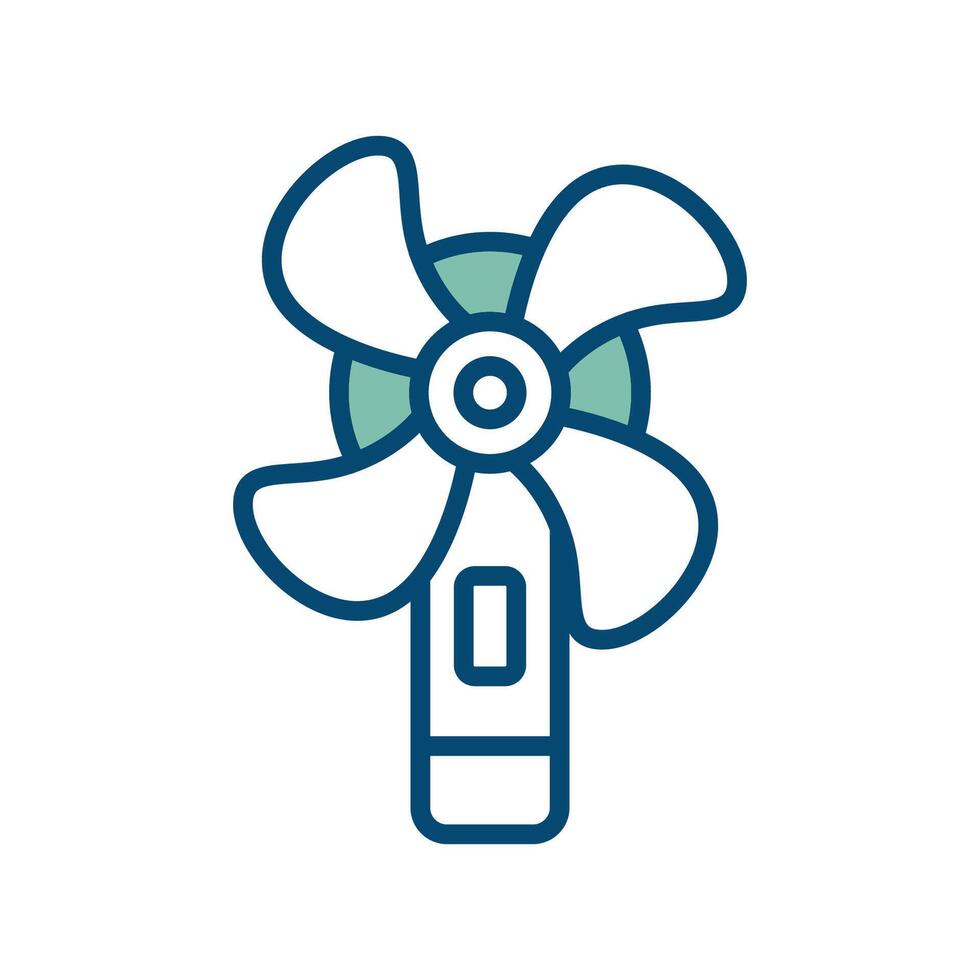 electric fan icon vector design template in white background