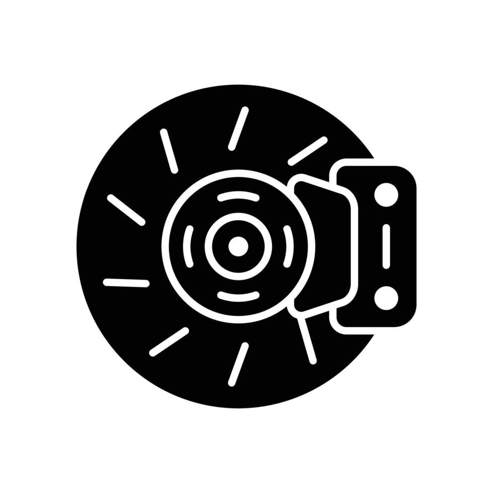 brake icon vector design template in white backgroud