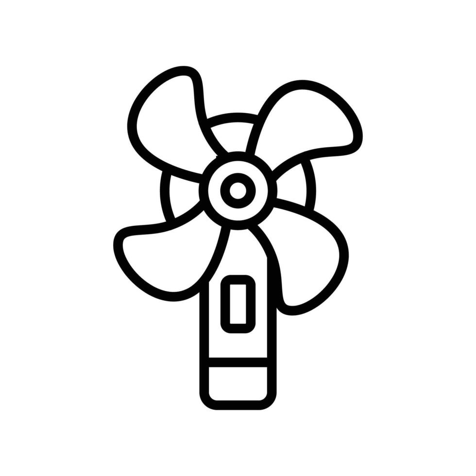 electric fan icon vector design template in white background