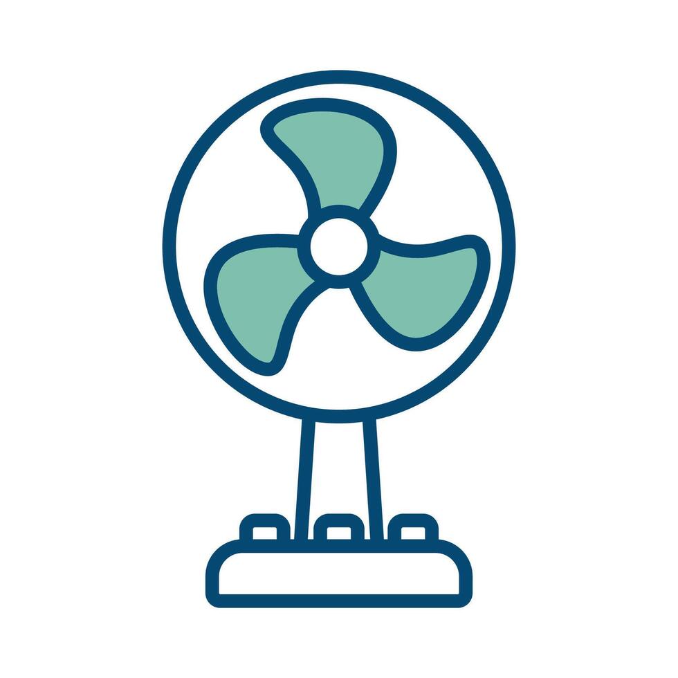 electric fan icon vector design template in white background