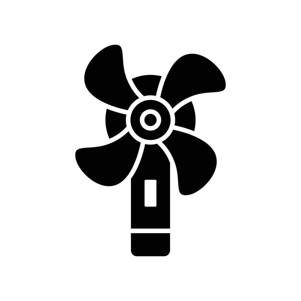 electric fan icon vector design template in white background