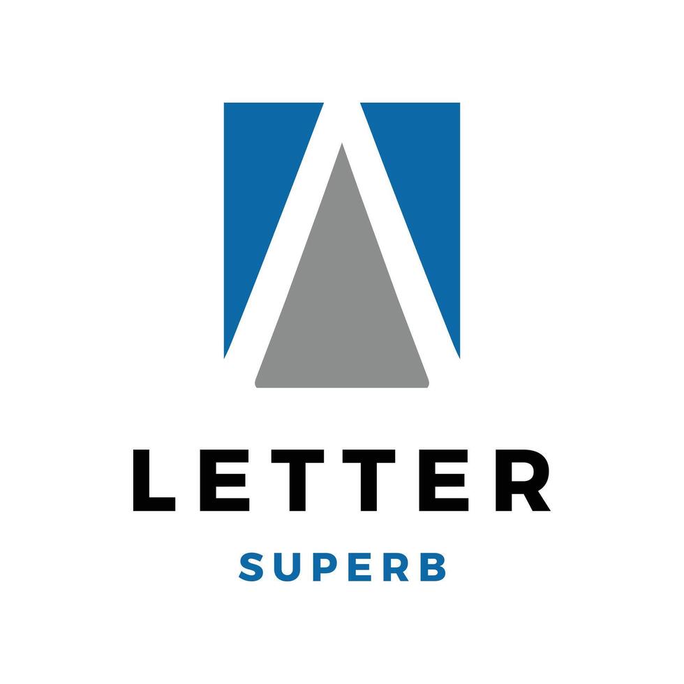 Initial Letter A Icon Logo Design Template vector
