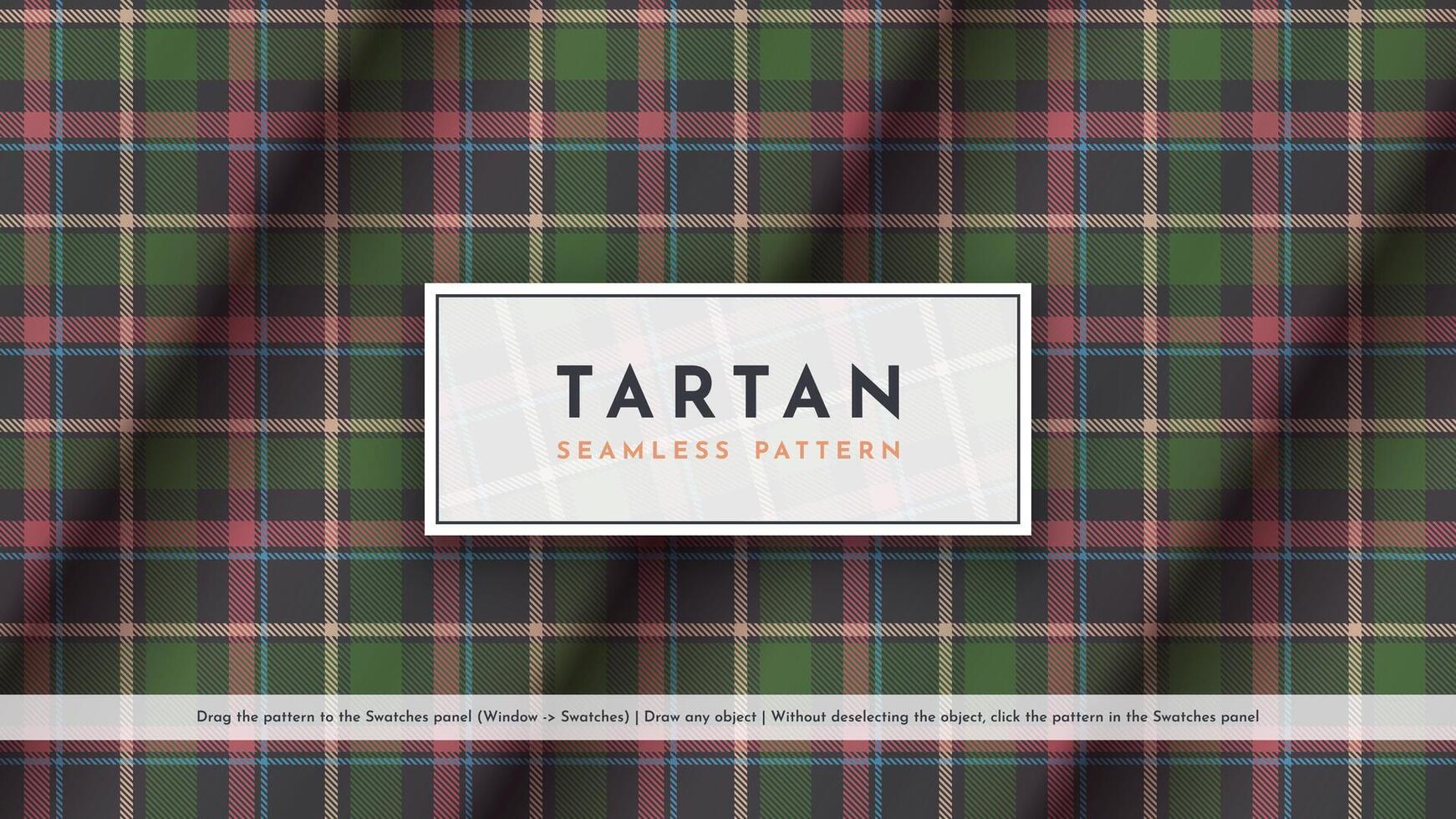 Seamless Tartan Pattern. Traditional Scottish Texture. Fashionable fabric. Textile Background vector