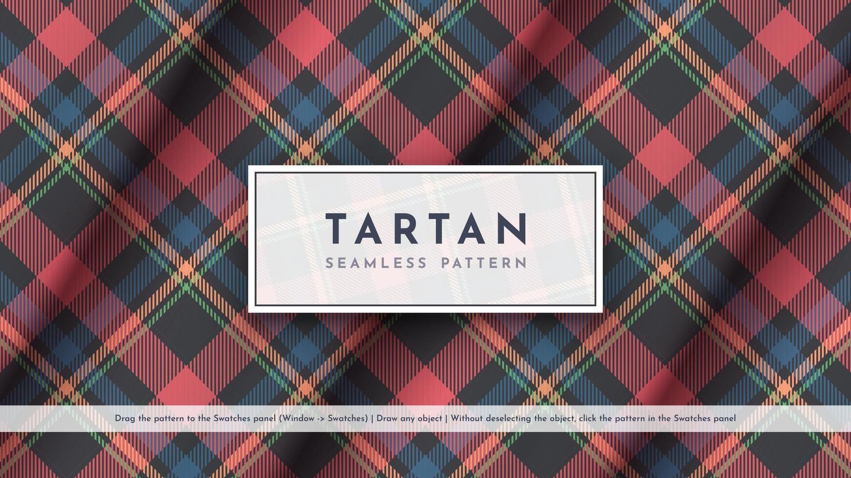 Seamless Tartan Pattern. Traditional Scottish Texture. Fashionable fabric. Textile Background vector