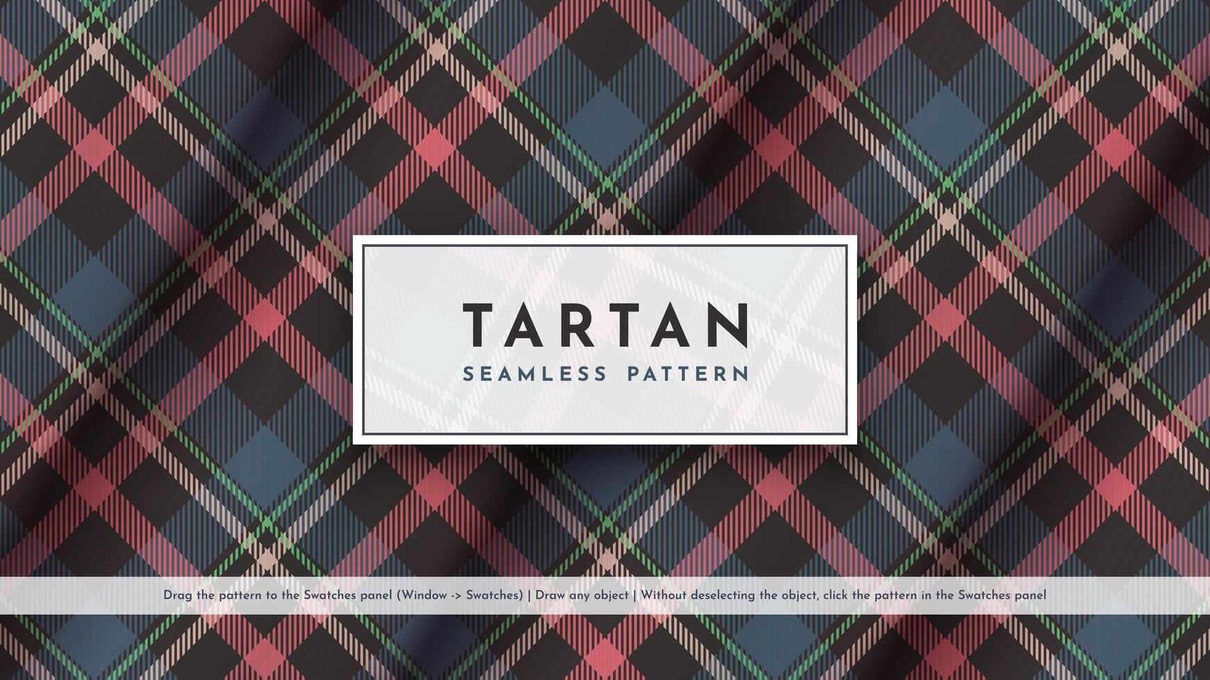 Seamless Tartan Pattern. Traditional Scottish Texture. Fashionable fabric. Textile Background. vector