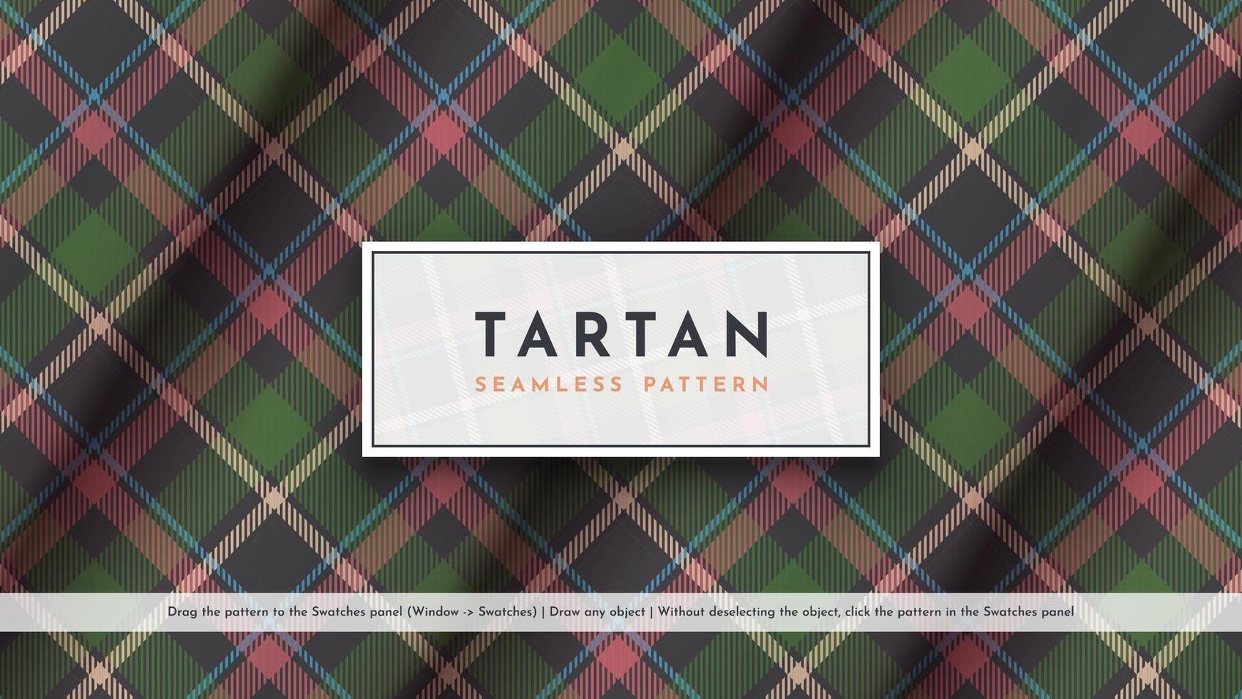 Seamless Tartan Pattern. Traditional Scottish Texture. Fashionable fabric. Textile Background vector