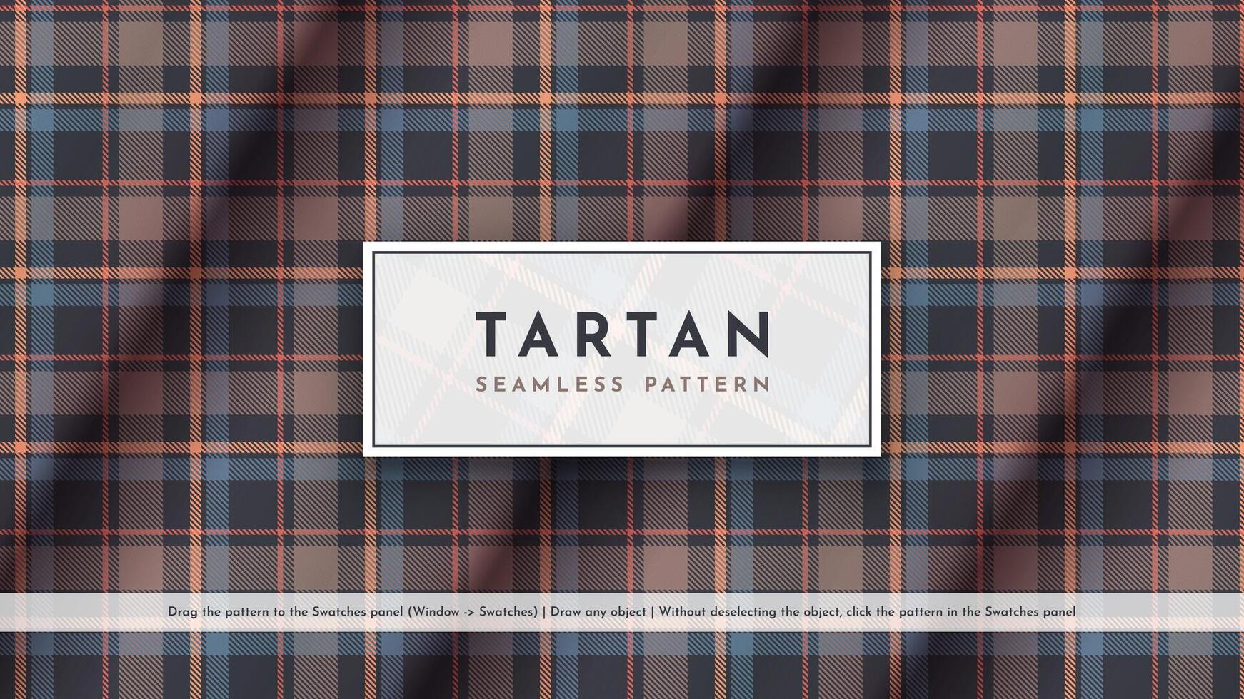 Seamless Tartan Pattern. Traditional Scottish Texture. Fashionable fabric. Textile Background vector