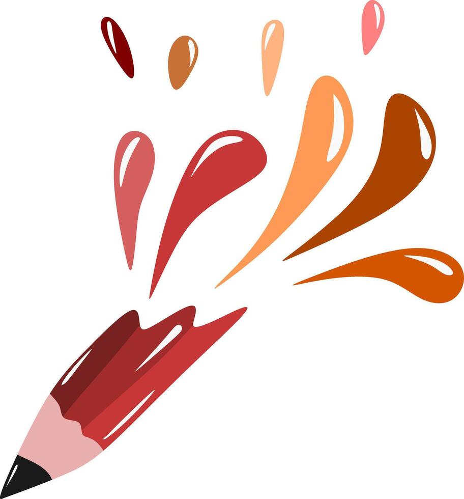 an illustration of pencil icon vector
