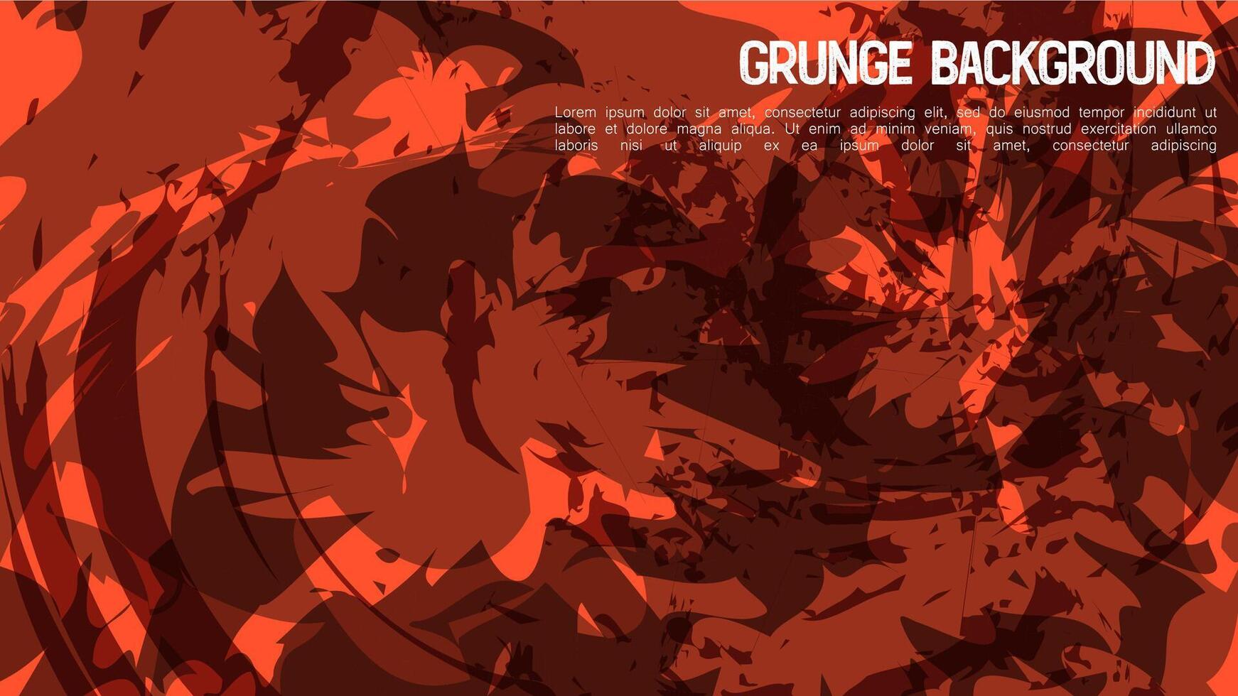 Grunge abstract background red color design. template banner blank splatter. vector illustration.