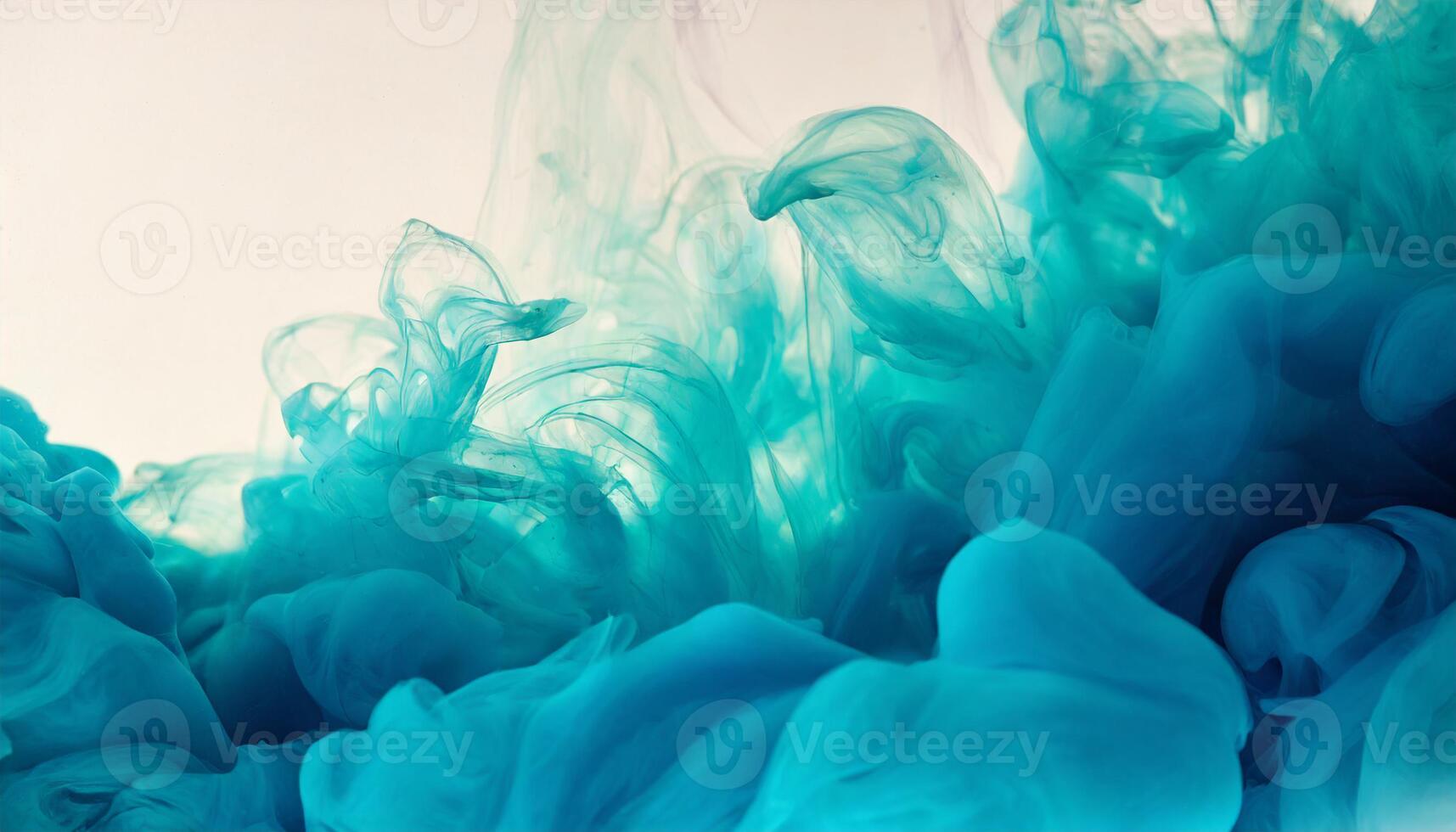 Color drop in water. Colorful ink in water. Abstract background photo