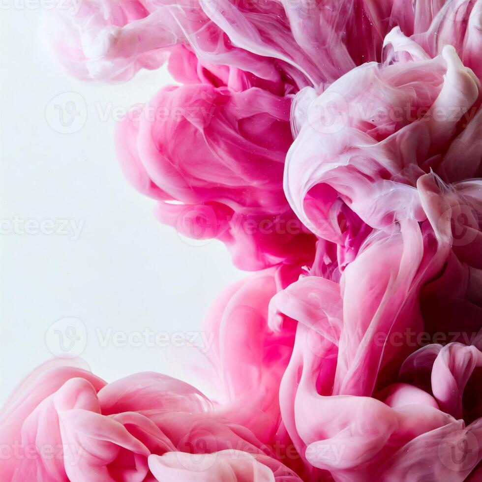 Color drop in water. Colorful ink in water. Abstract background photo