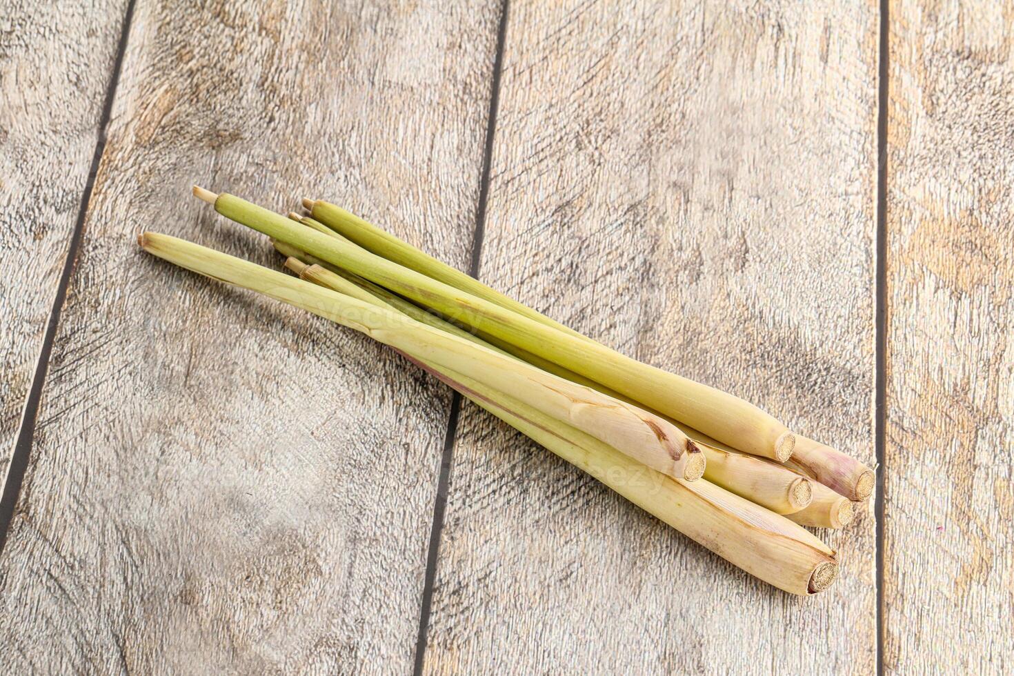 Green lemongrass stem aroma seasoning photo