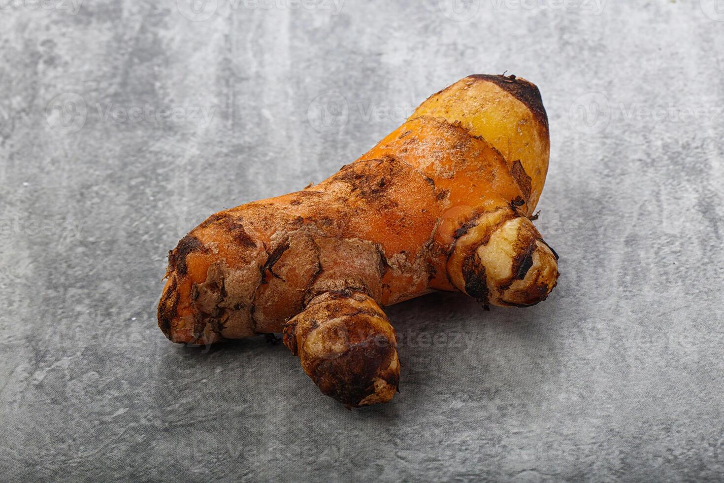 Fresh curcuma root for cooking photo