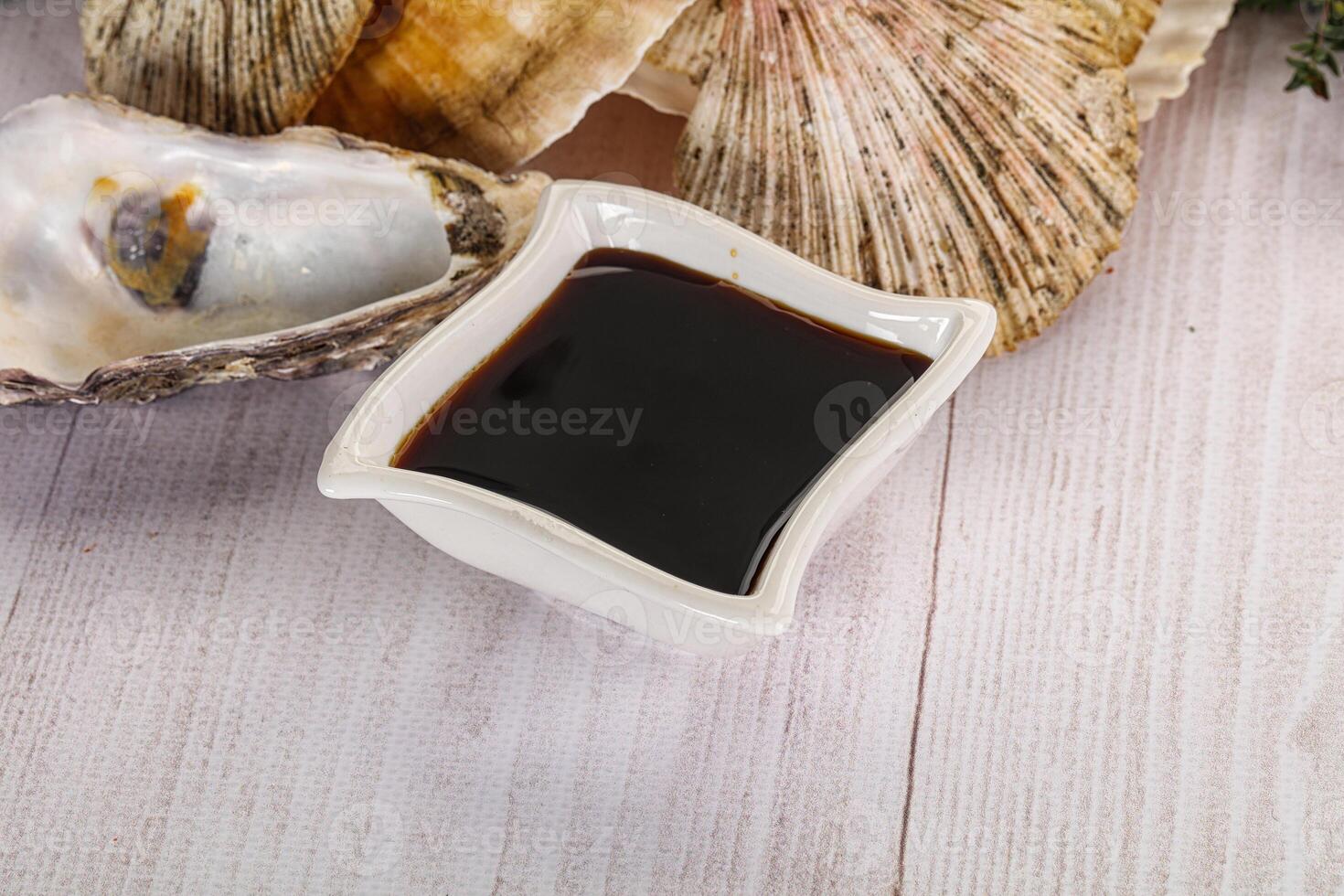 Oyster sauce in the bowl photo