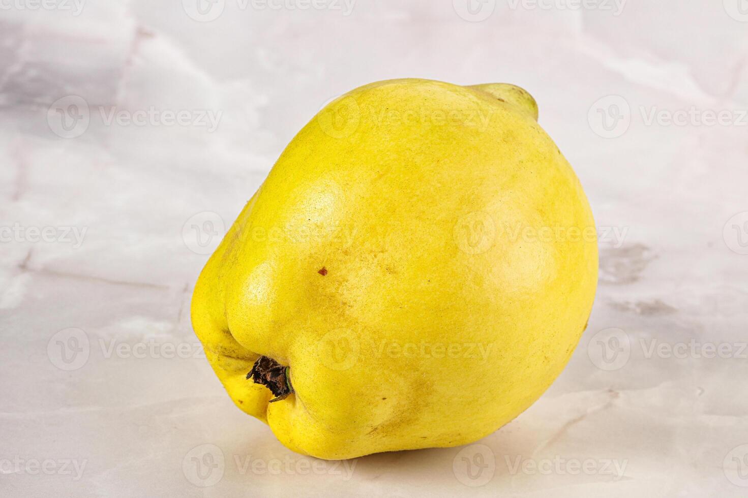 Ripe sweet organic quince fruit photo