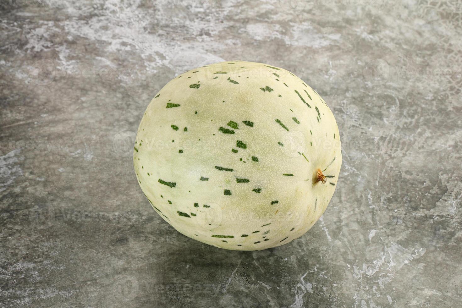 Ripe sweet juicy Dalmatin melon photo