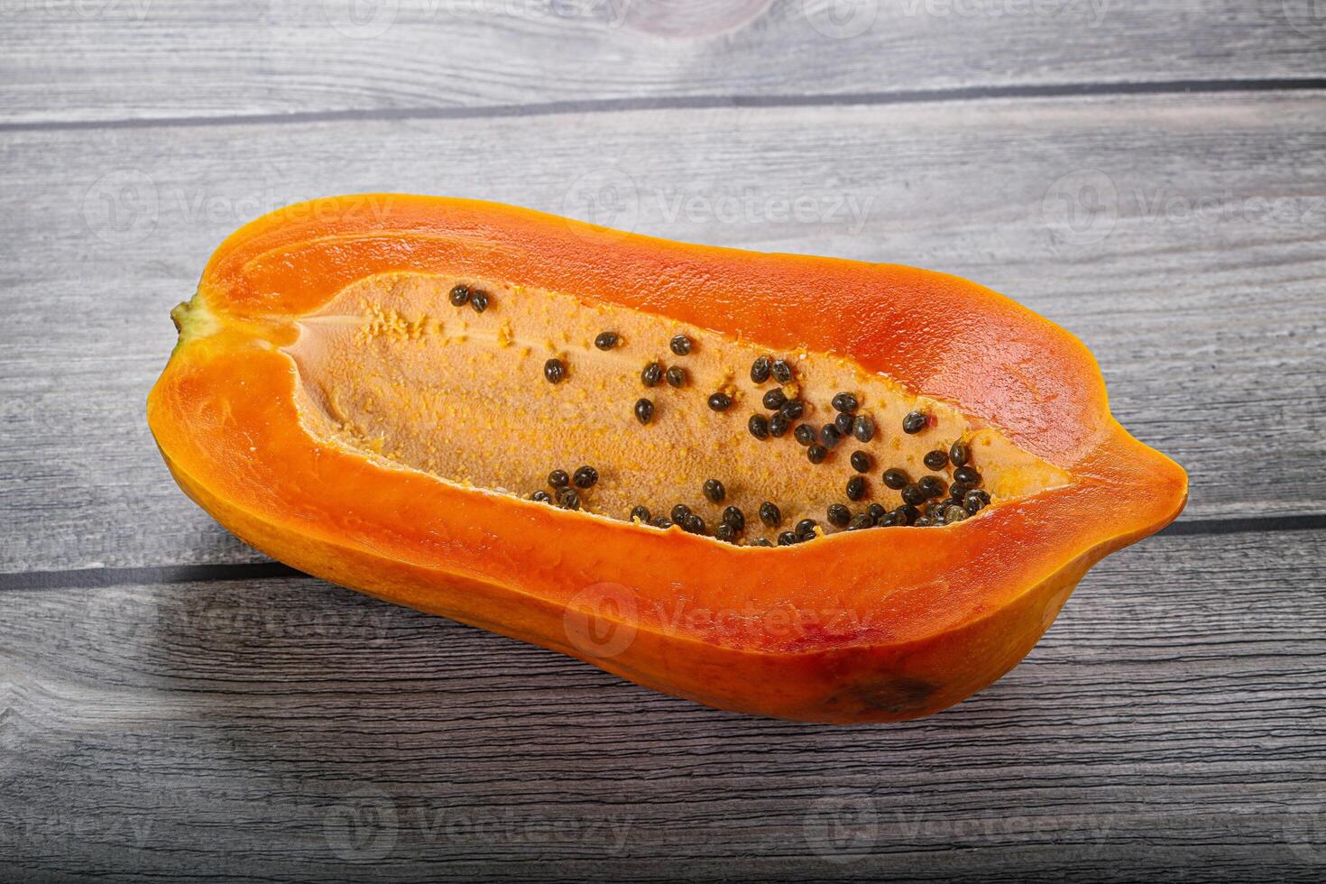 Sweet and juicy tropical papaya photo