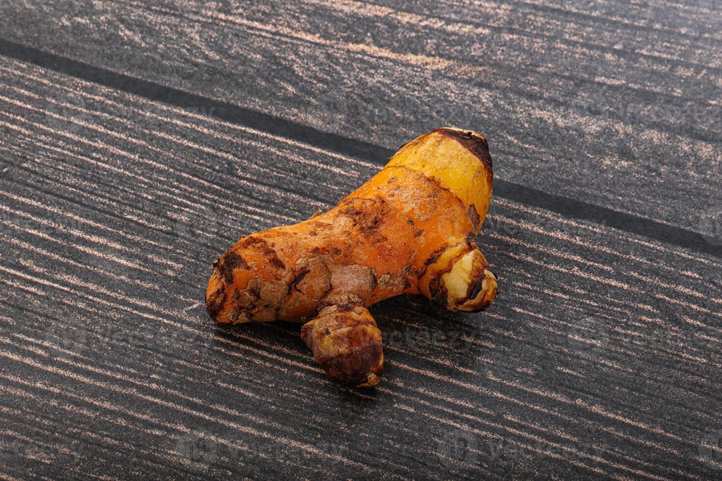 Fresh curcuma root for cooking photo