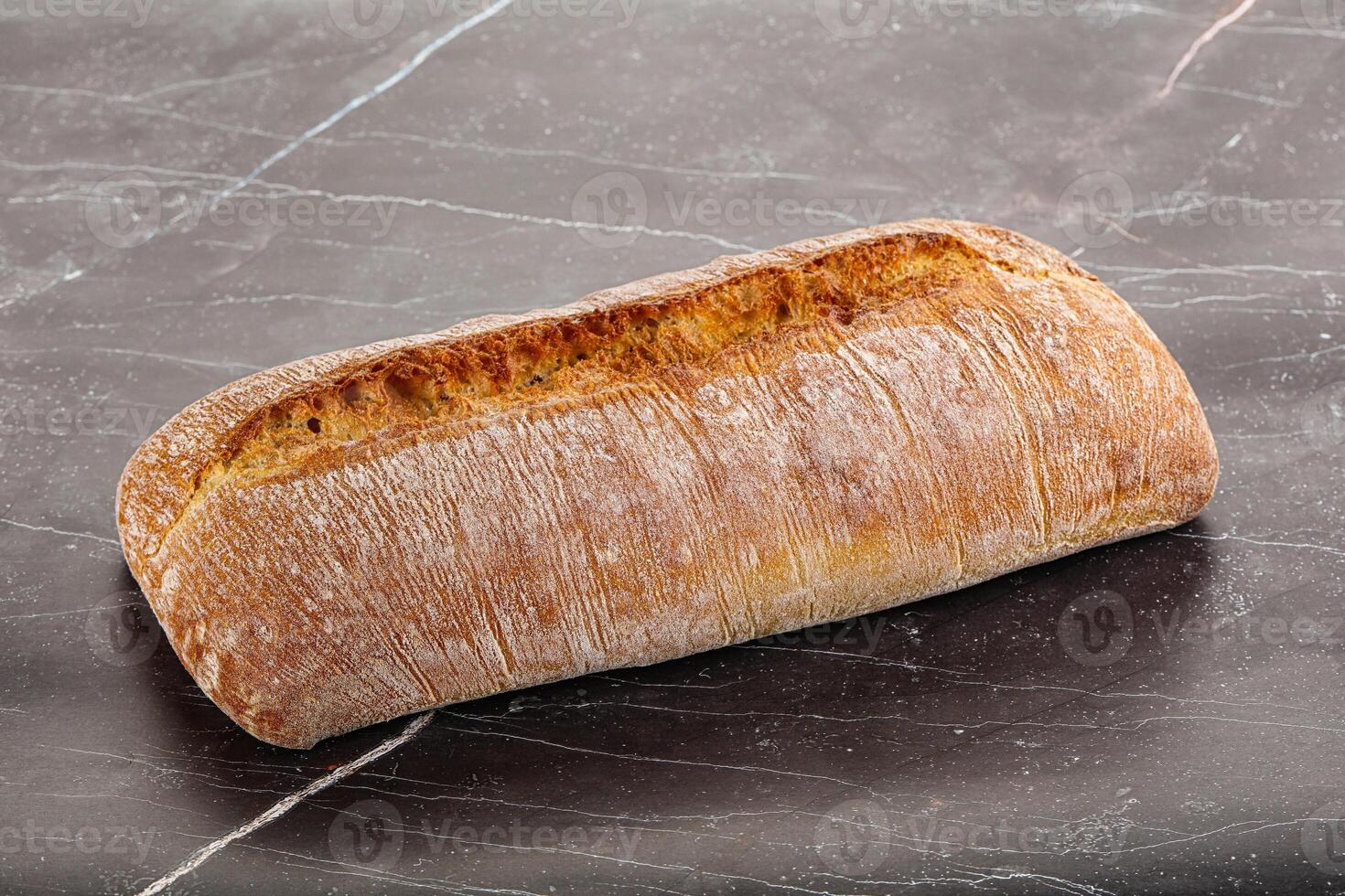 Italian ciabatta bread fresh and crust photo