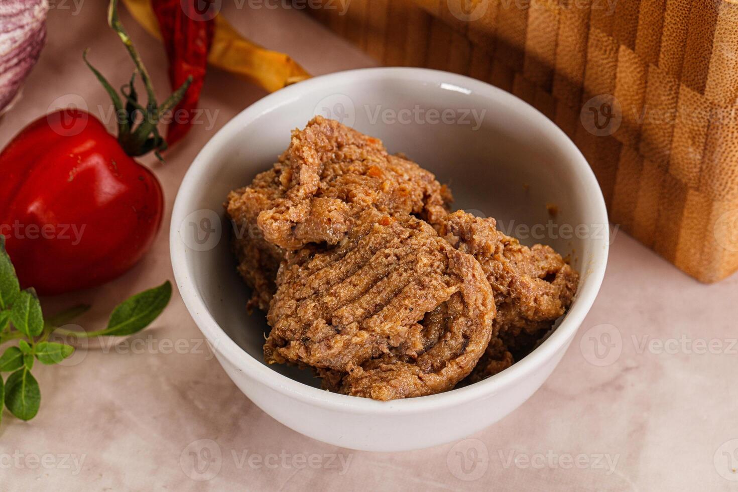 Liver Pate spread in the bowl photo