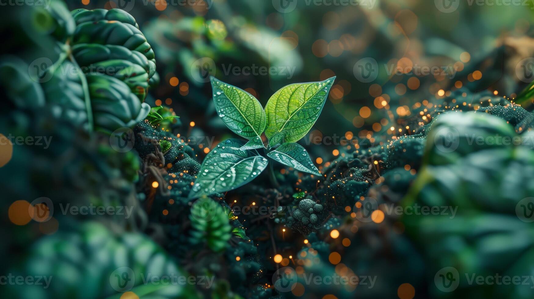 AI Generated Technology designed for the environment. Goals of sustainable development. Sustainable development goals. photo