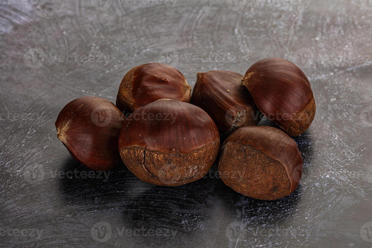 Tasty delicous brown natural Chestnut photo