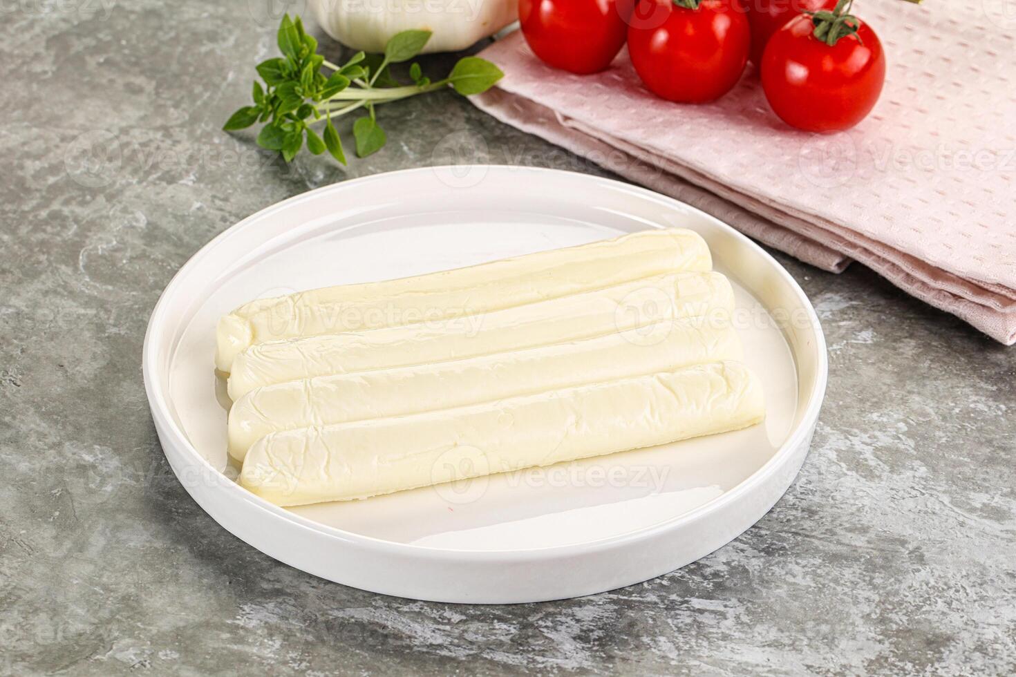 Mozzarella cheese stick heap snack photo