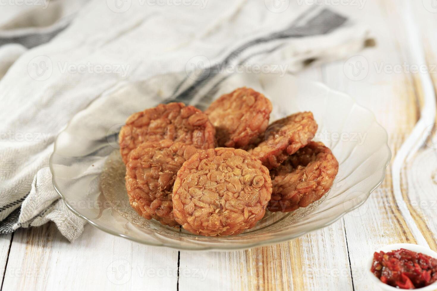 Tempe Goreng or Fried Tempeh photo