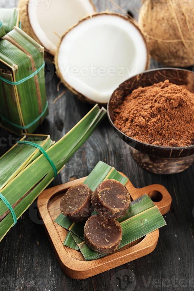 Coconut Sugar Powder and Block photo