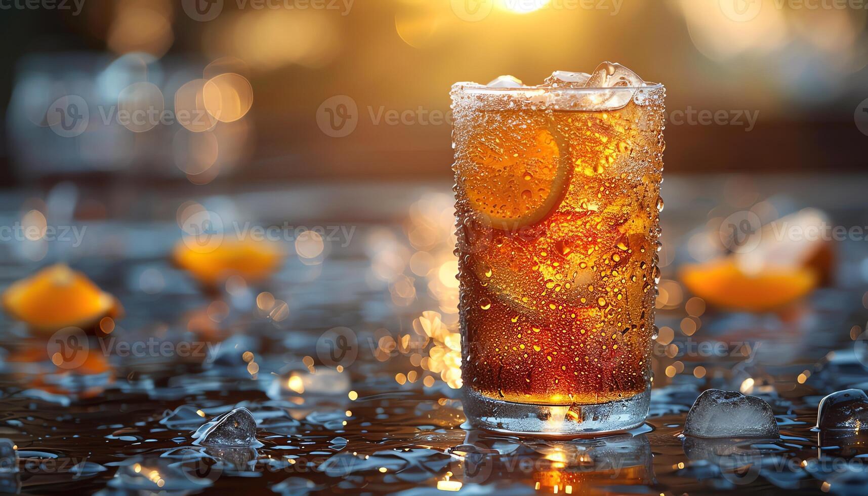 AI generated Pictures of delicious and beautiful drinks photo