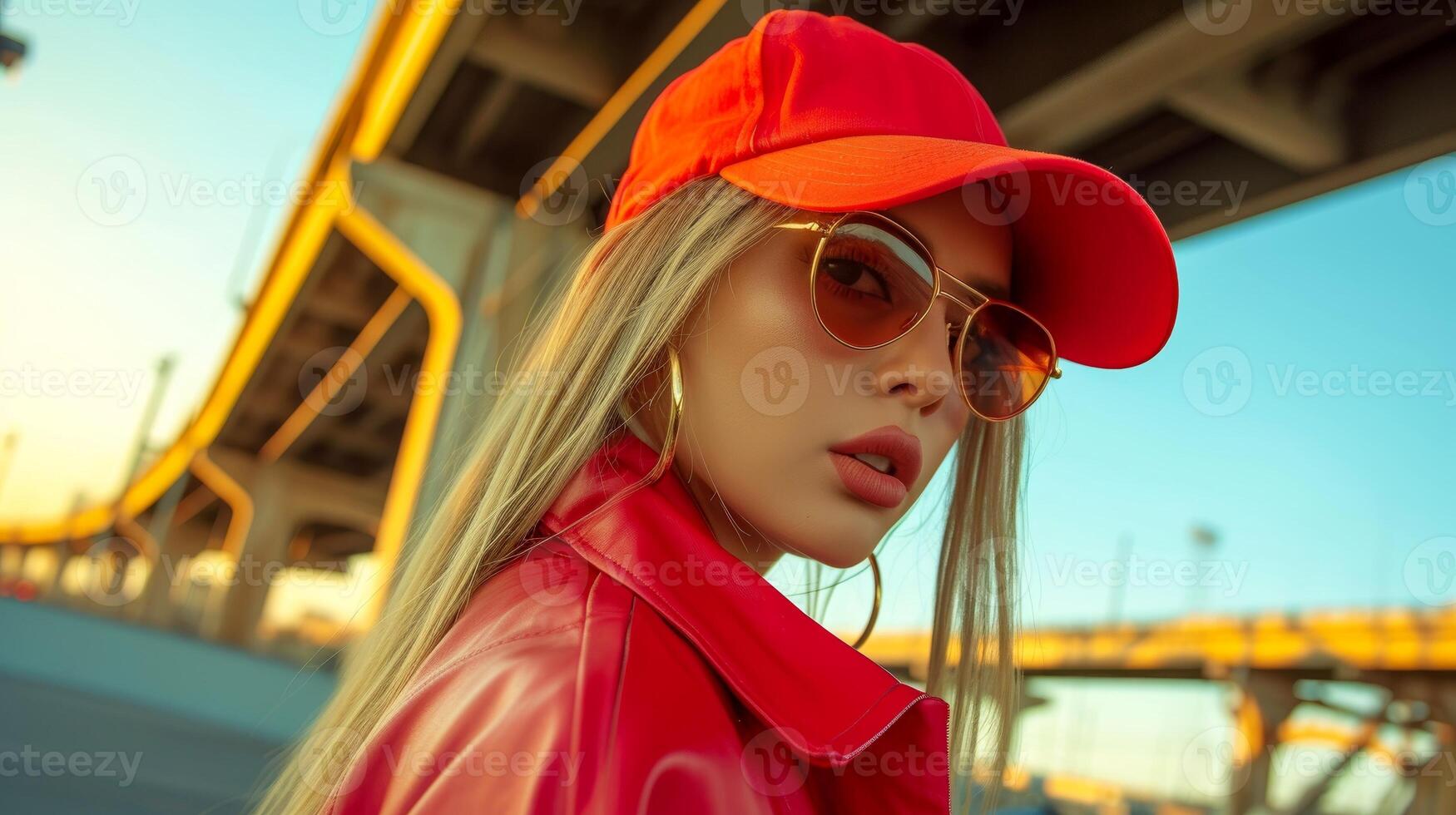 AI generated Close-up, portrait happy beautiful young woman, healthy lifestyle concept, Generative AI photo