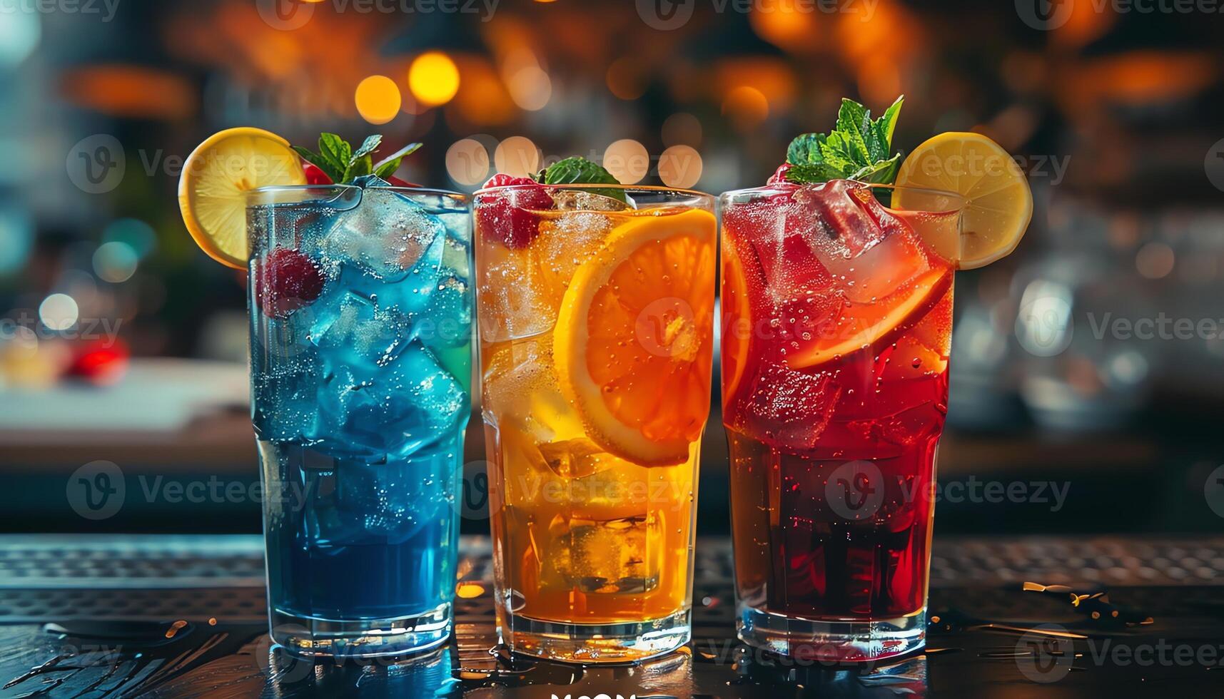 AI generated Pictures of delicious and beautiful drinks photo