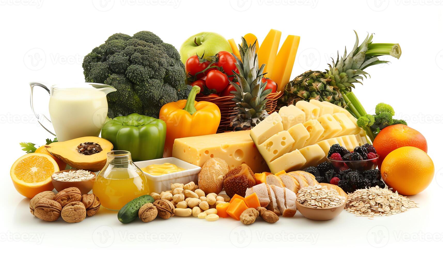 AI generated Attractive food images photo