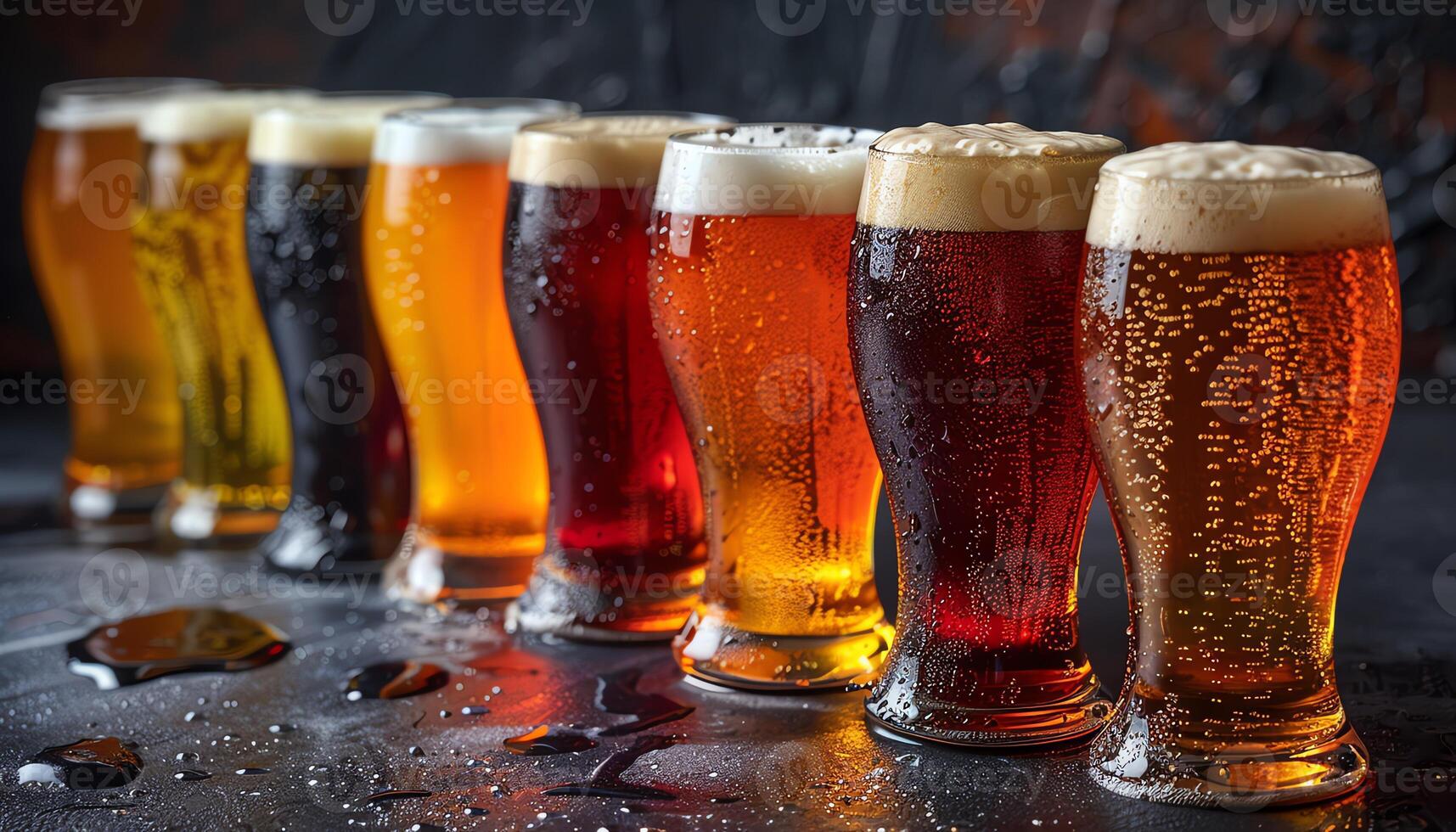 AI generated Pictures of delicious and beautiful drinks photo