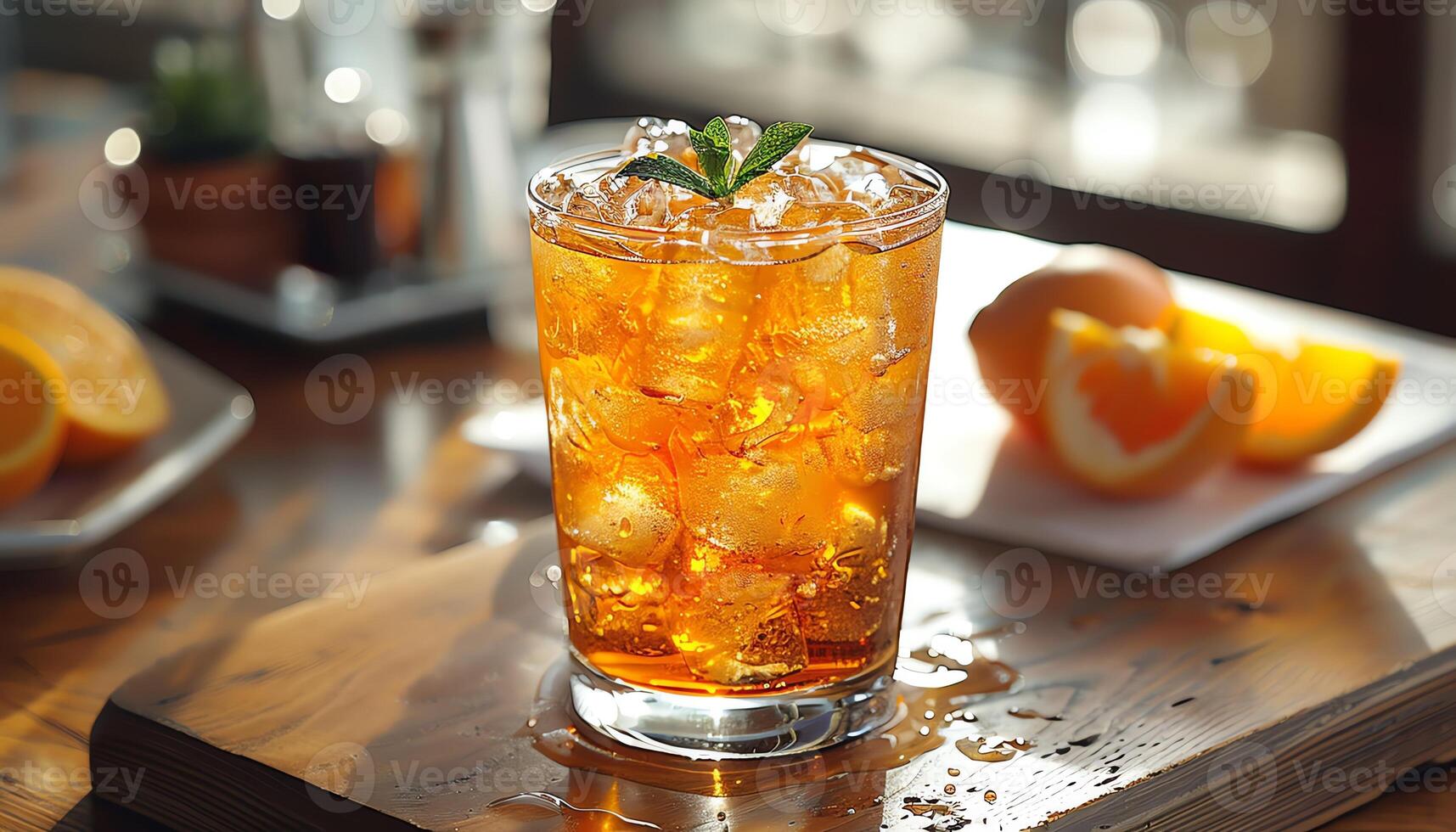 AI generated Pictures of delicious and beautiful drinks photo