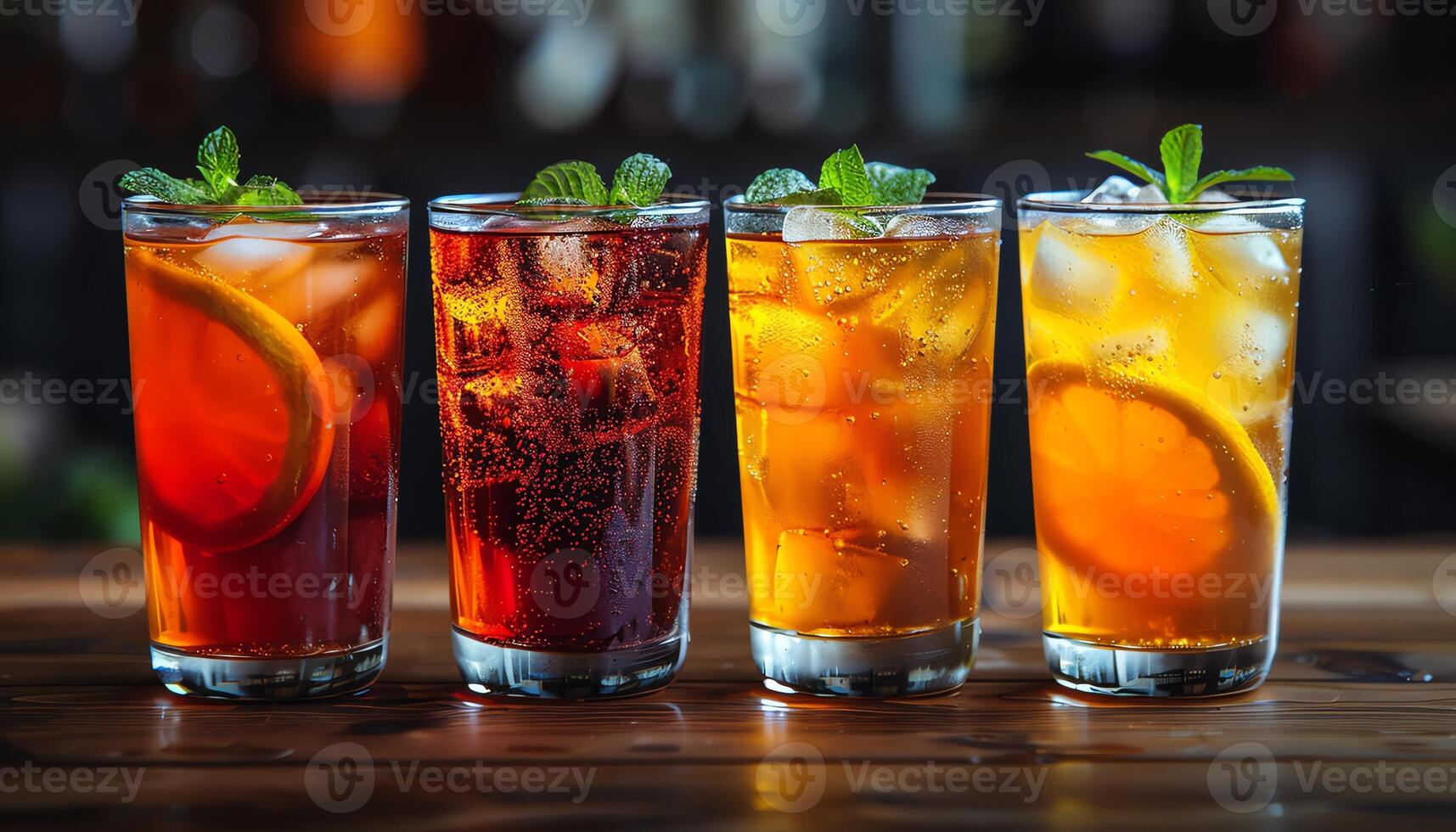 AI generated Pictures of delicious and beautiful drinks photo