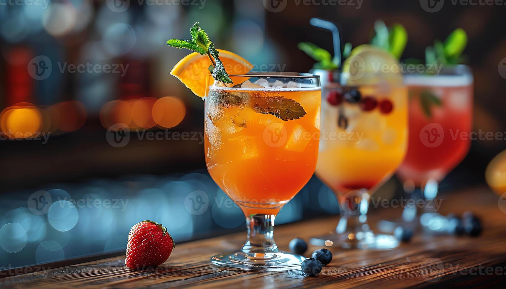 AI generated Pictures of delicious and beautiful drinks photo
