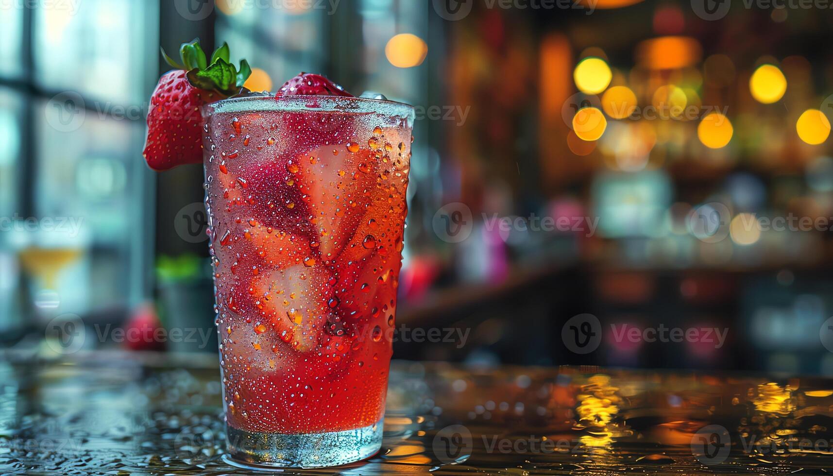 AI generated Pictures of delicious and beautiful drinks photo