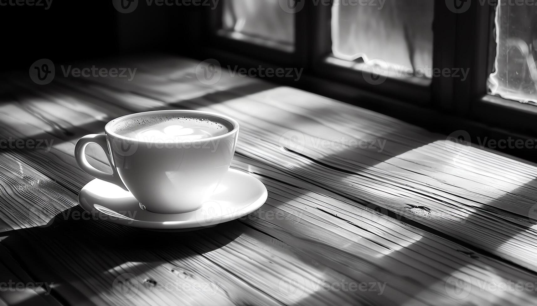 AI generated Coffee background image photo