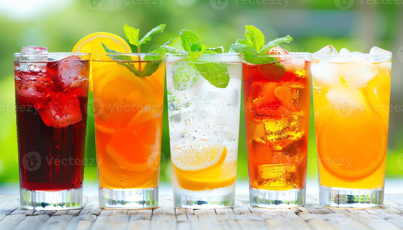 AI generated Pictures of delicious and beautiful drinks photo