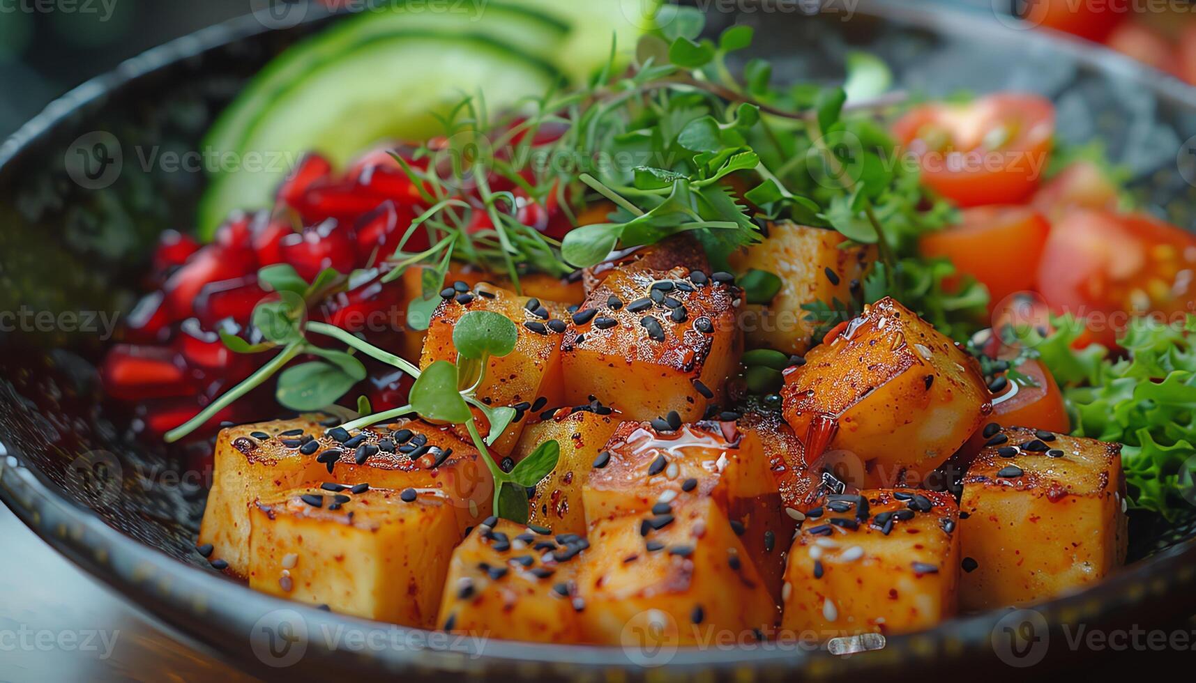 AI generated Attractive food images photo