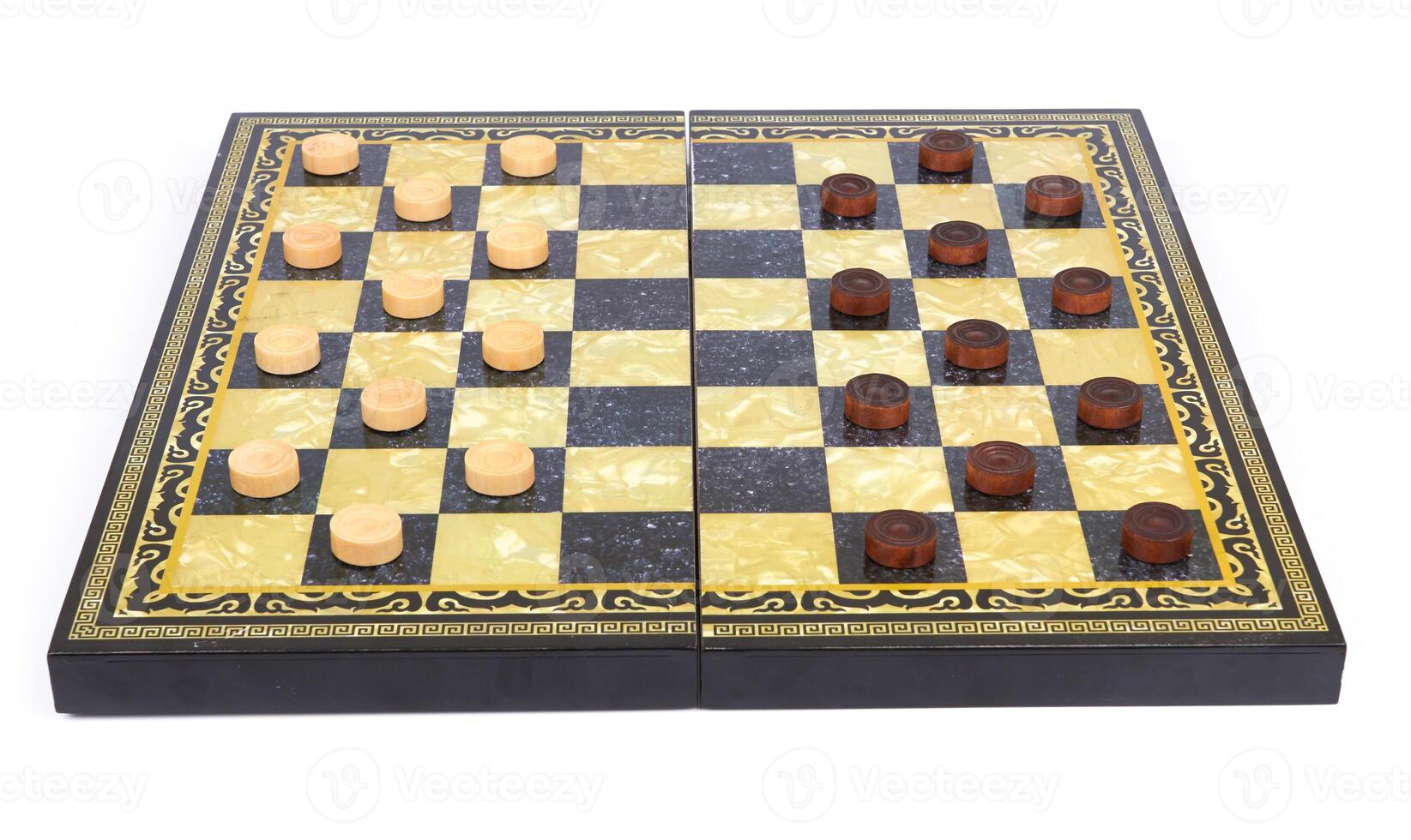 checkers on white photo