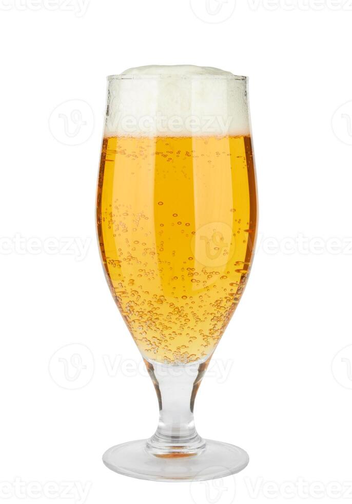 Beer in a glass photo