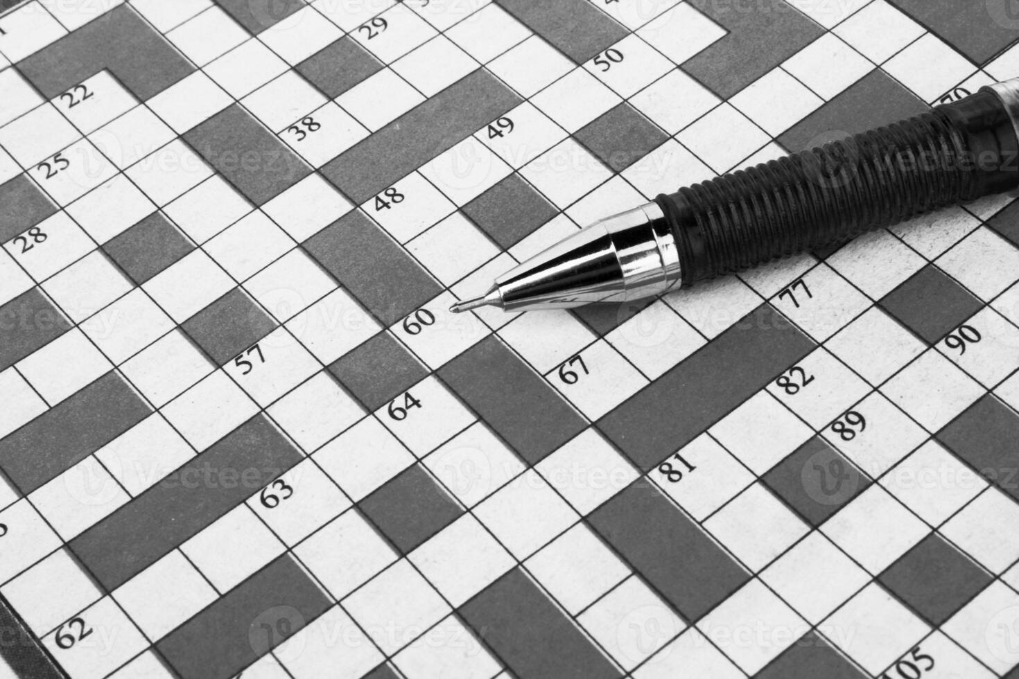 blank crossword background photo