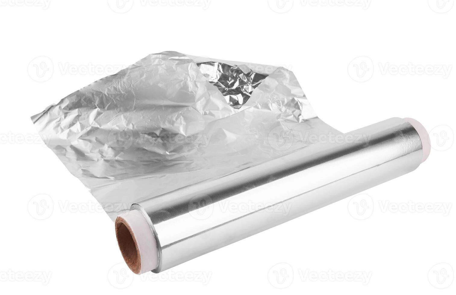 A roll of aluminum foil photo