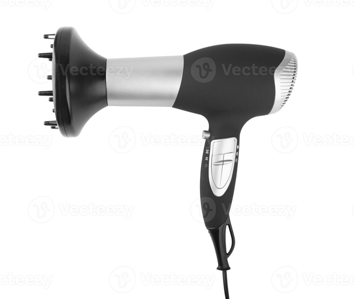 Hair dryer isolated photo